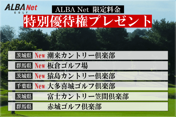 特別優待権プレゼント