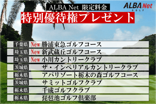 特別優待権プレゼント